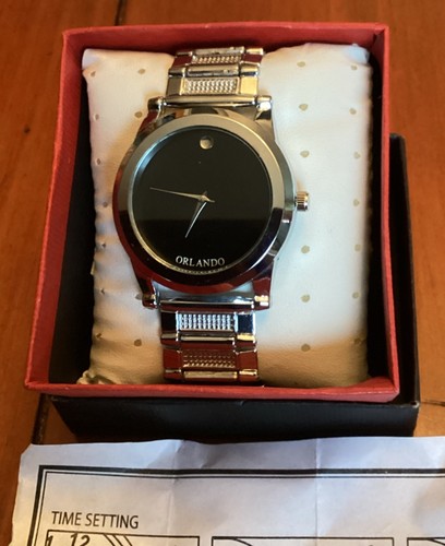 Orlando herrenuhr schwarzes - orlando,