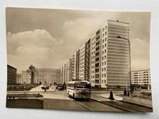 Ak Halle Saale Neustadt Plattenbau Omnibus Foto DDR 1969 Stempel Plaste elaste 