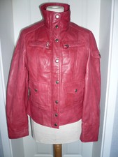 Lederjacke Gr.38 weinrot von Heine