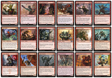 MTG - 18 x verschiedene rote