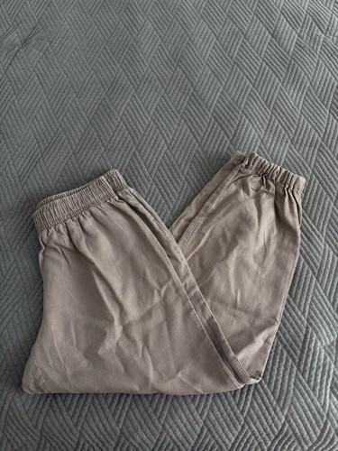 Braun grau sommer stoffhose - braun/grau,