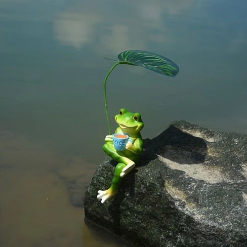 Tier figur frosch garten - tier,