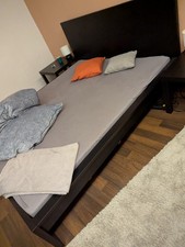 Bettgestell Schwarzbraun von