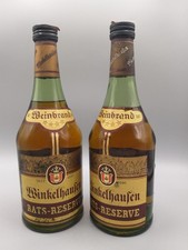 Winkelhausen Rats-Reserve Weinbrand 38% Alkohol Deutschland 2 x 0,7 Liter