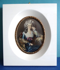 Miniatur Lupenmalerei Gemälde