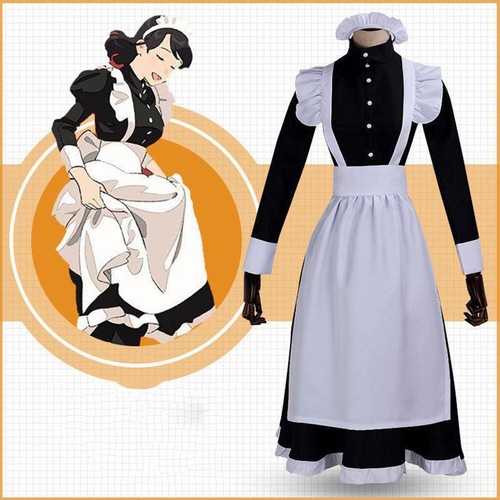 Dienstmädchen outfit langes - dienstmädchen,