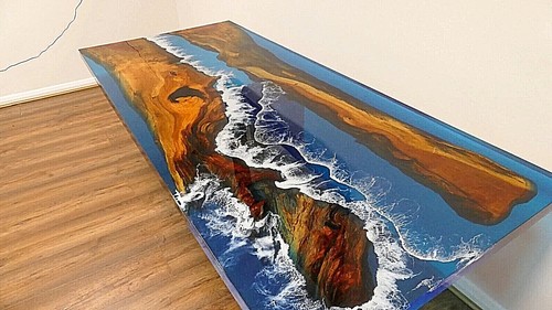 Ocean tischplatte epoxidharz - ocean,
