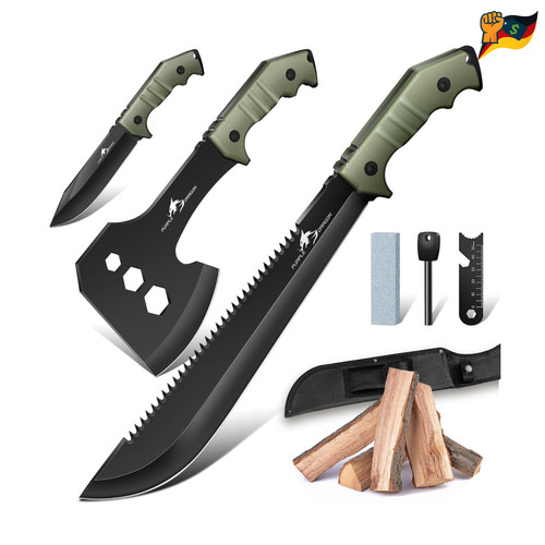 Outdoor axt set stahl - outdoor,
