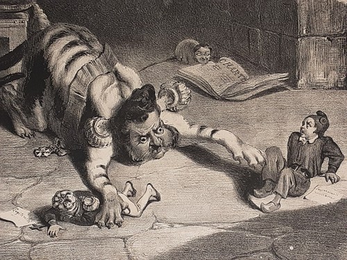 Daumier caricature 1835 - ,