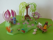 Playmobil: Magic Princess:Feen-Insel + Einhorn, 2 Feen,Riesenblüte (5444-A/2013)