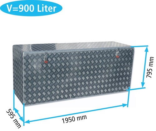 Truckbox p900 werkzeugkiste - -,