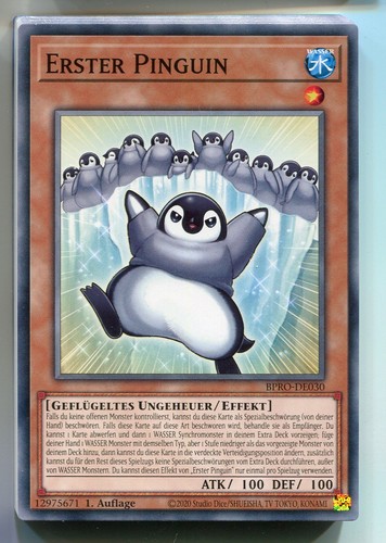 Erster pinguin - yu-gi-oh!,
