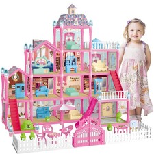 Puppenhaus mit Möbeln und