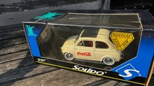 Solido 8062 Coca-Cola Modellauto Metall Fiat 500 1960 in OVP 1:18
