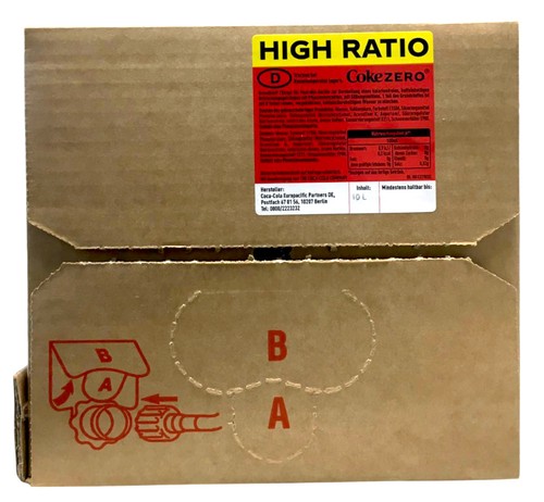 Coca cola zero high - ratio,