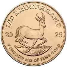 Südafrika Krügerrand 2025 1/10 Oz Gold ST / BU Anlagemünze