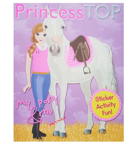 Girls princess top pony - girls,