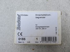 Berker Einschalt-Strombegrenzer 0185  für Energiesparlampen 200VA 230V