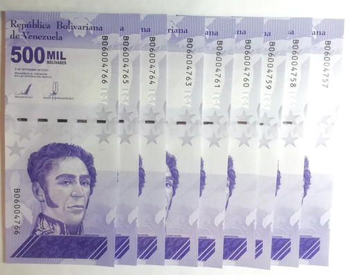 Banknoten venezuela x - banknoten, venezuela,