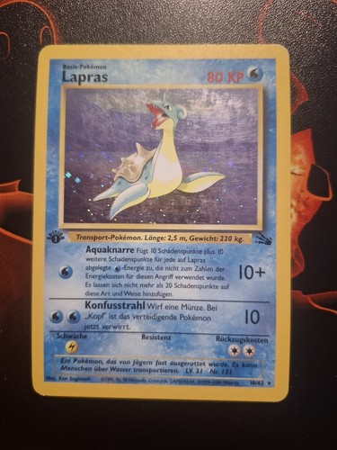 Pokemon karte lapras holo - karte,