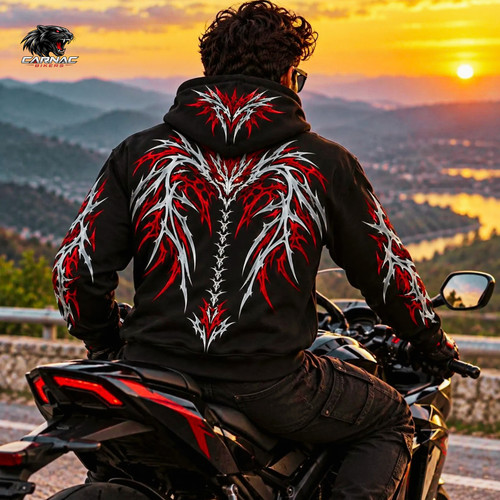 Armored motorcycle hoodie - armored,