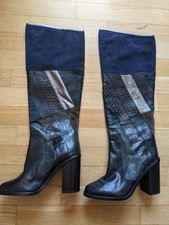 Aldo Lederstiefel Schlangenoptik Gr. 40 Neu