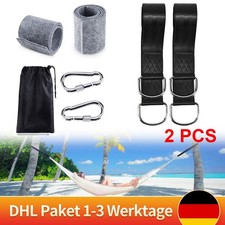 2x Hanging Gurt Kit Schaukel Befestigung, 150cm Baumgurt Hängematte Hält 500kg