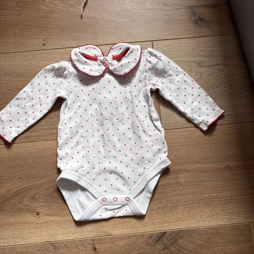 Body weiß rot punkte baby - body,