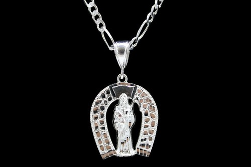 Santa muerte herradura medalla - herradura,