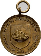 Medaille Teplitz Böhmen Bronze 27 mm/ 9,6 g Original Münze #KYW64