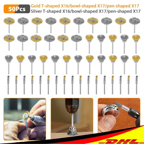 50x stahlbürste drahtbürste - stahlbürste,