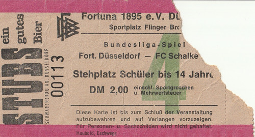 Ticket fortuna düsseldorf - ticket,