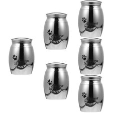  6 PCs langlebiger einfacher Cino -Sarg -Sarg -Haustierhalter Pet Ashes Tank
