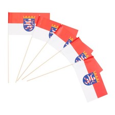 Papierfähnchen: Hessen mit