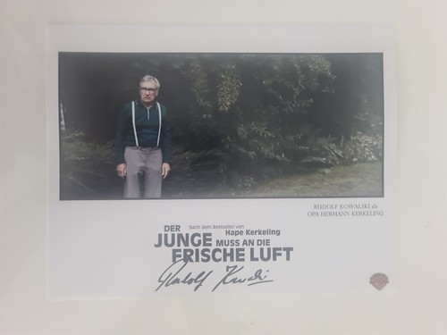 Rudolf kowalski autogramm - rudolf,