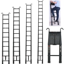 Alu Teleskopleiter Stehleiter Leiter Anlegeleiter Mehrzweckleiter 6.2m 3.8m 5m