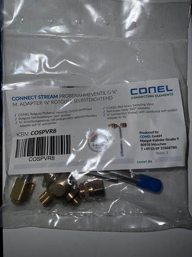 Conel probenahmeventil rotguss - conel,