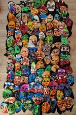 117 Halloween Masken Horror Grusel Konvolut Sammlung Sonderposten Wiederverkauf