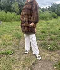 Zobelmantel Zobel Pelzmantel Pelz Coat Sable Zibellino Pelliccia Zobel Gr. 38,40