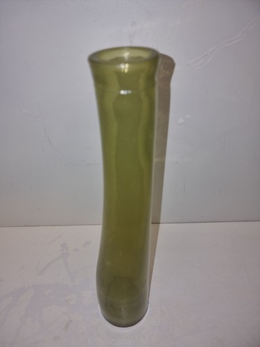 Vintage glasvase gruen 30cm - gruen, h:30cm