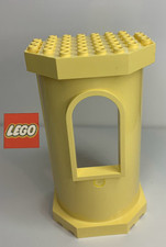 1 x LEGO 33213 GELBER BELVILLE WANDTURM MIT FENSTER - Castle Builds - 10E