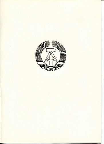 Ddr urkunde vaterländischer - urkunde,