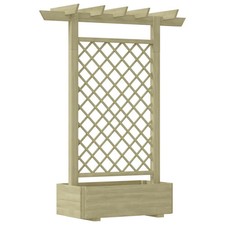 Pergola mit Pflanzkasten