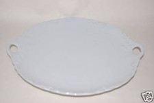 Kuchenteller Henkel Racine ALT weiss Hutschenreuther