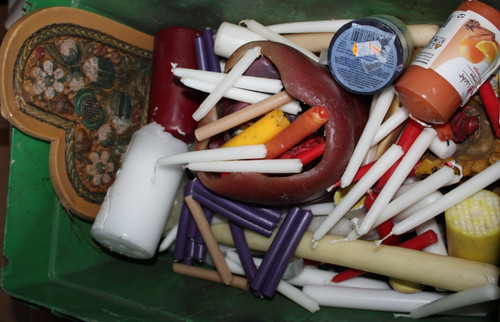 5kg wachsreste kerzenreste - wachsreste,