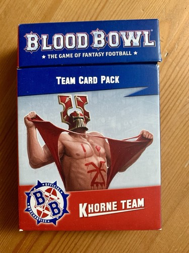 Blood bowl khorne team - khorne, card