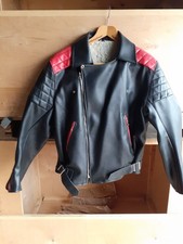 vintage Alte Lederjacke Motorrad  70-80 Jahre