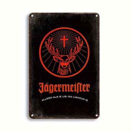 Blechschild jägermeister - blechschild,