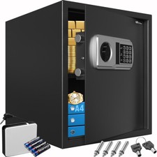 DEUBA® Tresor Safe Elektronischer Möbeltresor 40x35x40cm Wandtresor Geldschrank