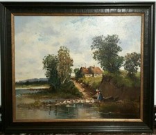 Ölgemälde Randolf Wehn 1911